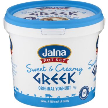 jalna sweet and creamy greek yogurt