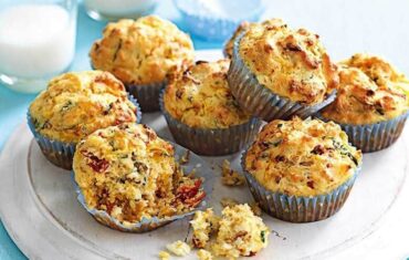 low fat savory muffins