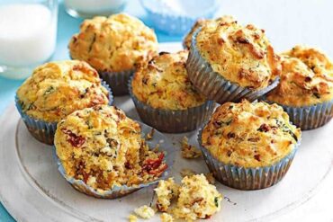 low fat savory muffins