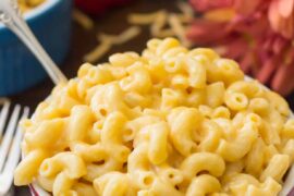 macaroni cheese with corn flour