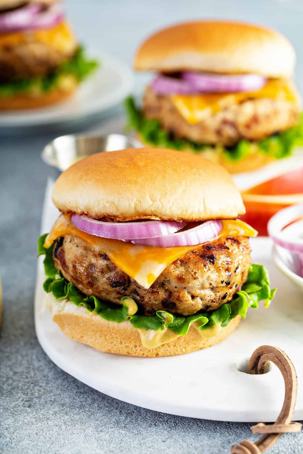 maple chicken burger