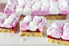 marshmallow jelly slice