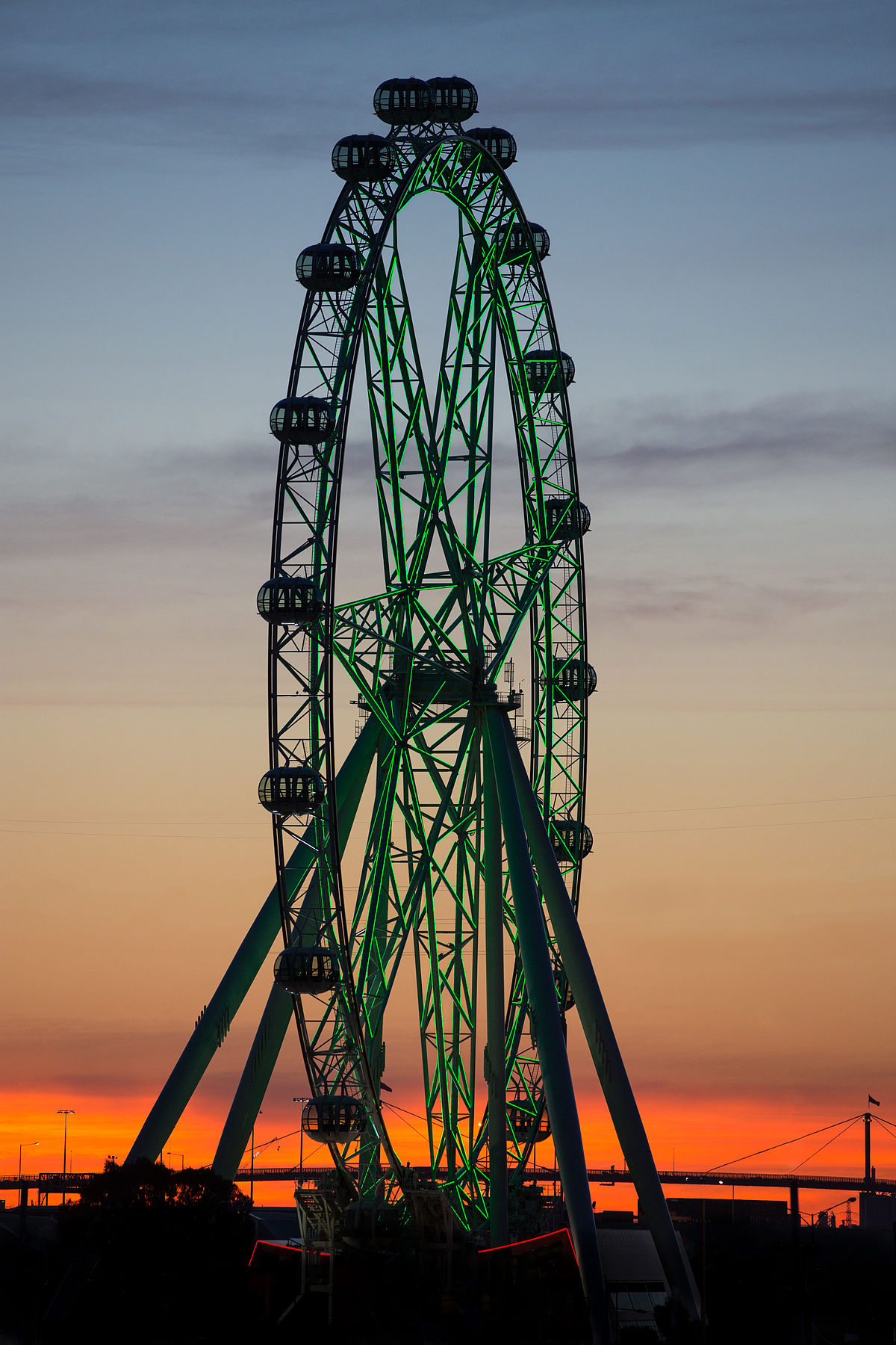 melbourne wheel docklands