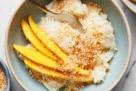 microwave coconut rice