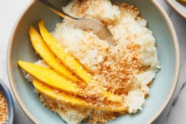 microwave coconut rice