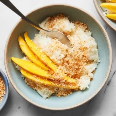 microwave coconut rice