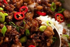 mince pork recipe