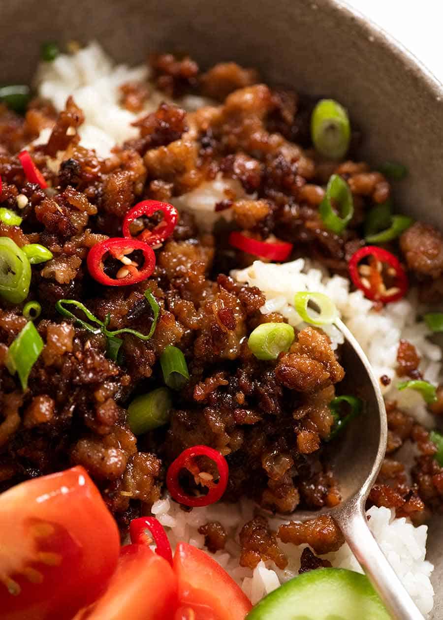 mince pork recipe