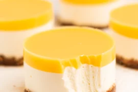 mini passionfruit cheesecake