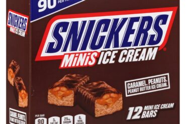 mini snickers ice cream bar