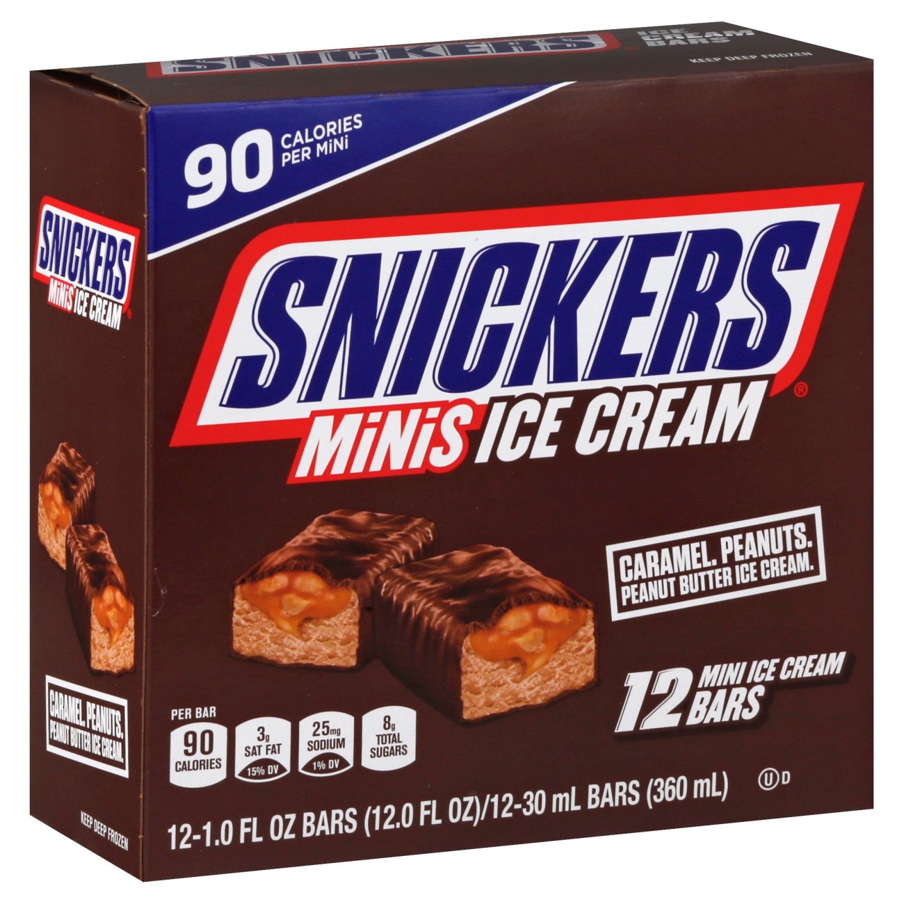 mini snickers ice cream bar