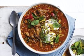 moroccan lamb and lentil soup