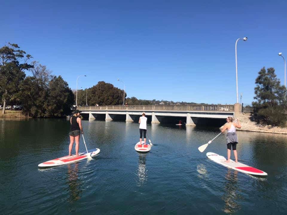 narrabeen paddle boarding