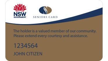 new south wales seniors card