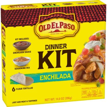 old el paso enchilada dinner kit