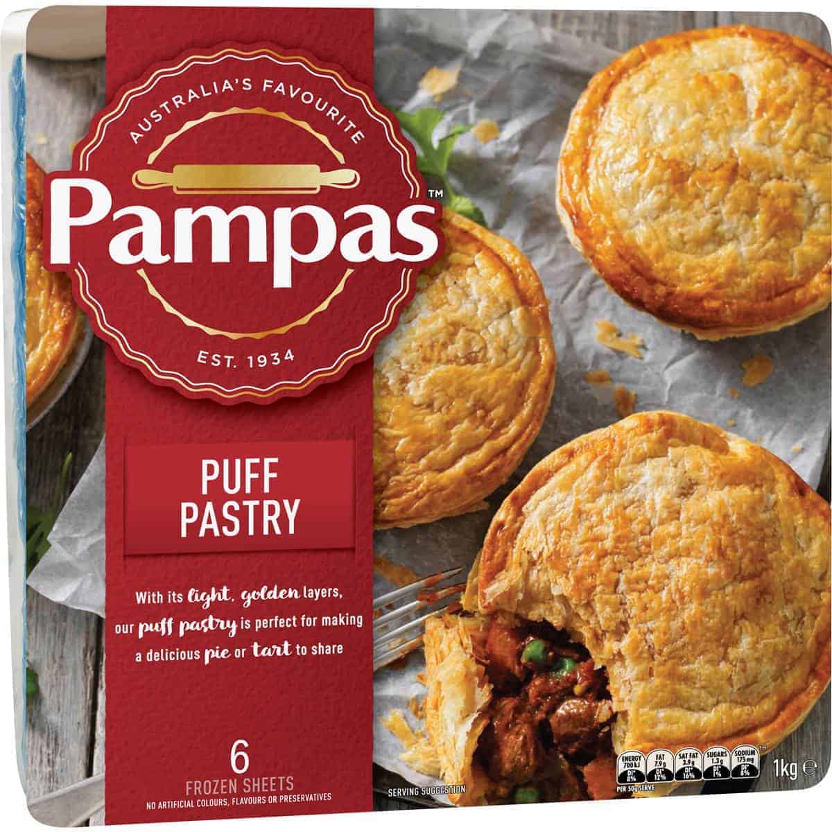 pampas puff pastry