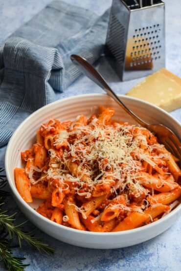 penne with sausage ragu