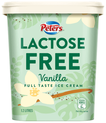 peters lactose free ice cream