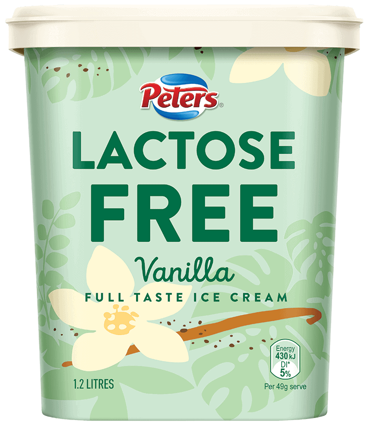 peters lactose free ice cream