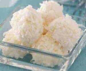 pineapple coconut snowballs