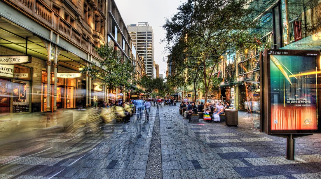 pitt street mall sydney shops