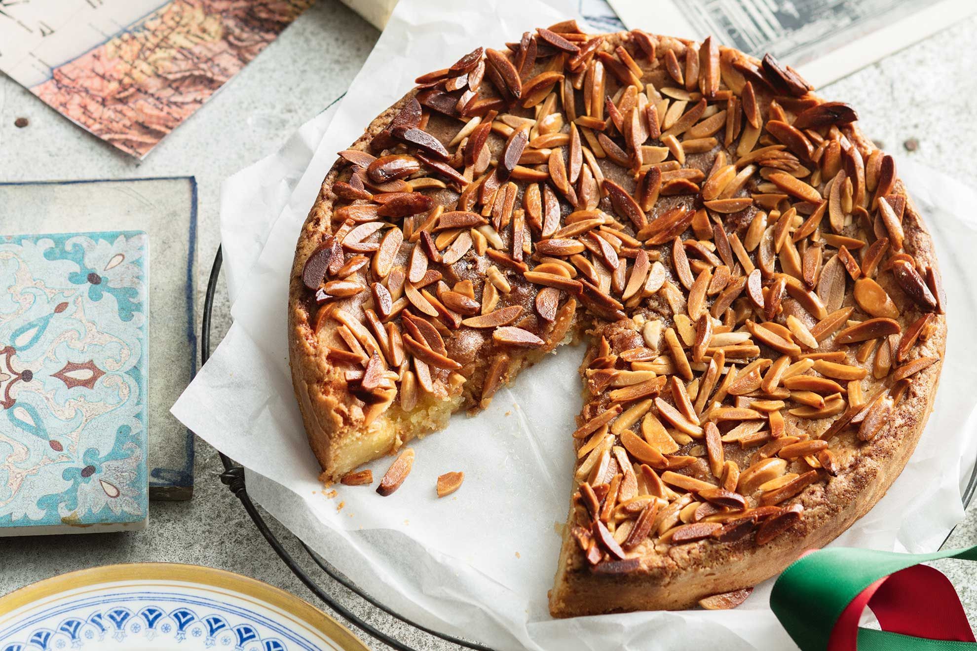 portuguese almond tart