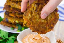 potato vegetable fritters