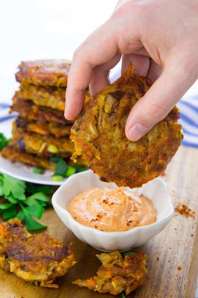 potato vegetable fritters