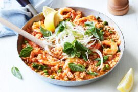 prawn and tomato risotto