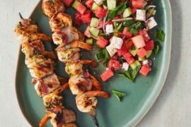 prawn kebabs