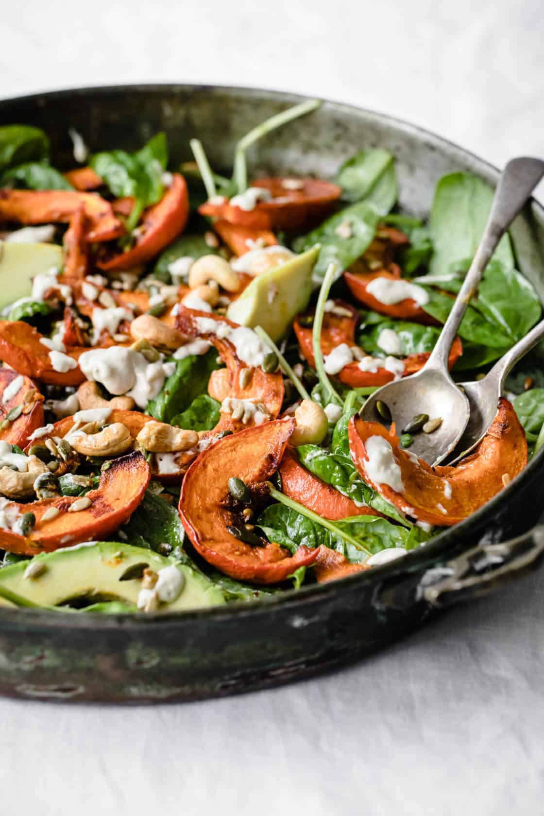 pumpkin and cashew salad