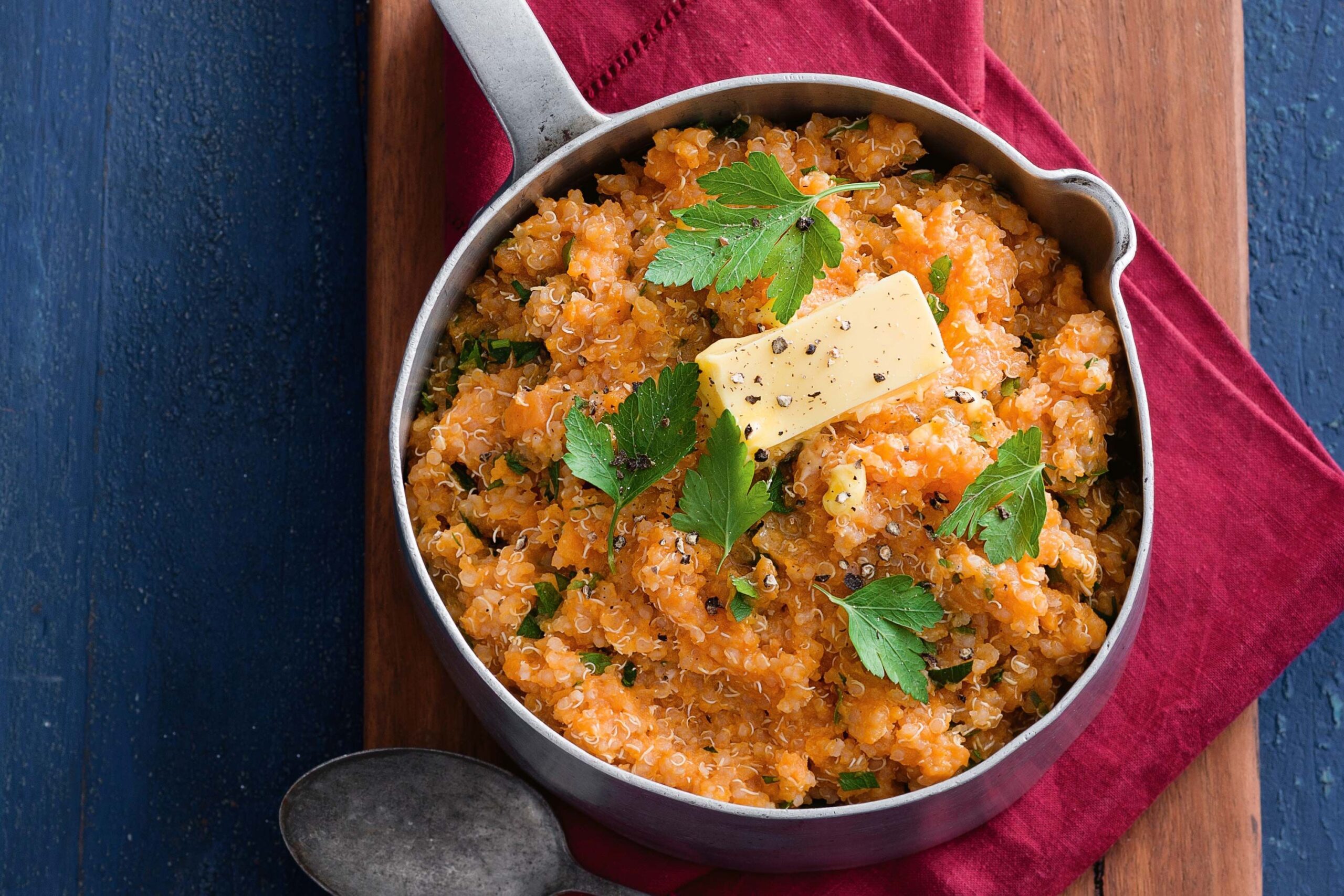 quinoa sweet potato mash