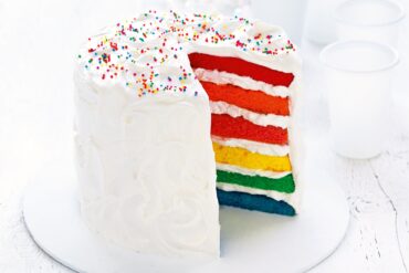 rainbow cake recipe australia