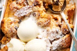 raisin bread and butter pudding