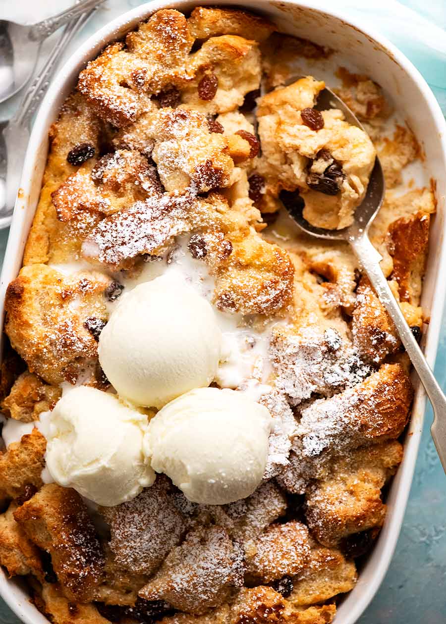 raisin bread and butter pudding