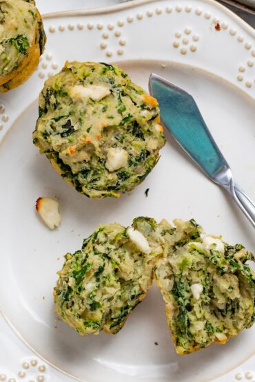 recipe for spinach and feta muffins