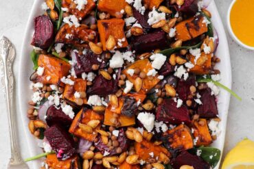 roast beetroot and pumpkin salad