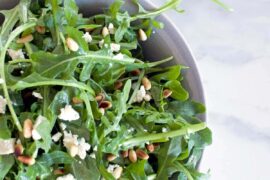 rocket and feta salad