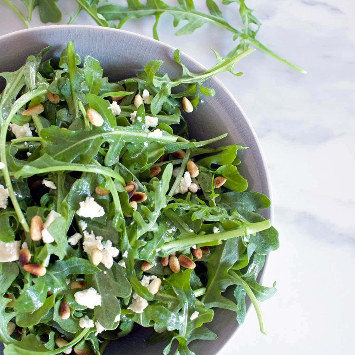 rocket and feta salad