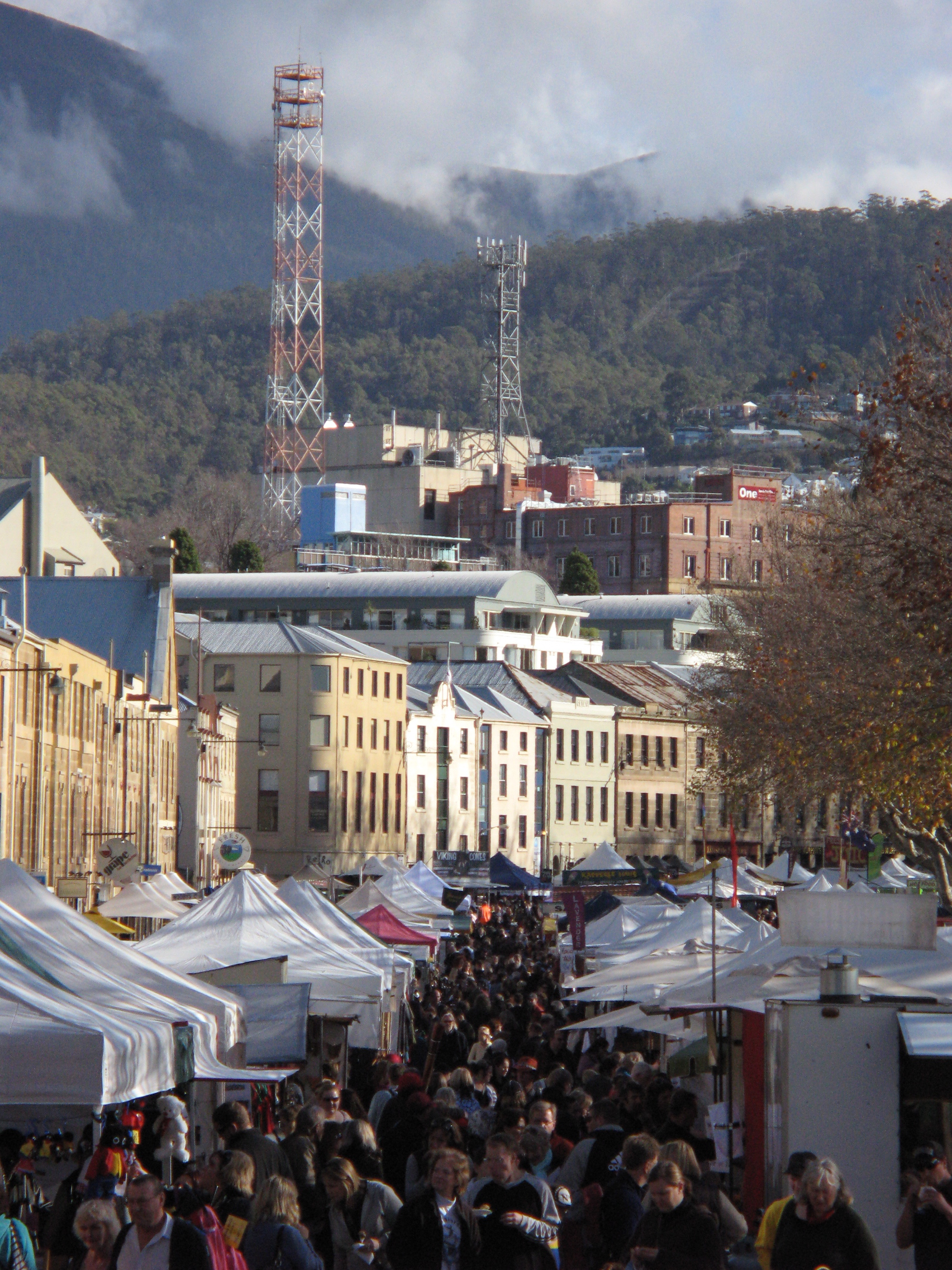 salamanca market in hobart