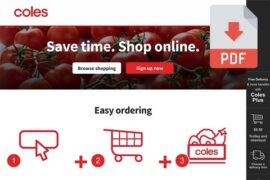 shopping online at coles