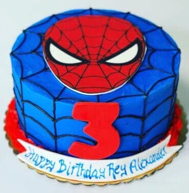 spider man cakes