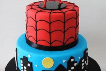 spiderman cake design