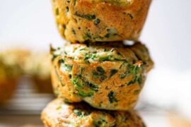 spinach feta muffins