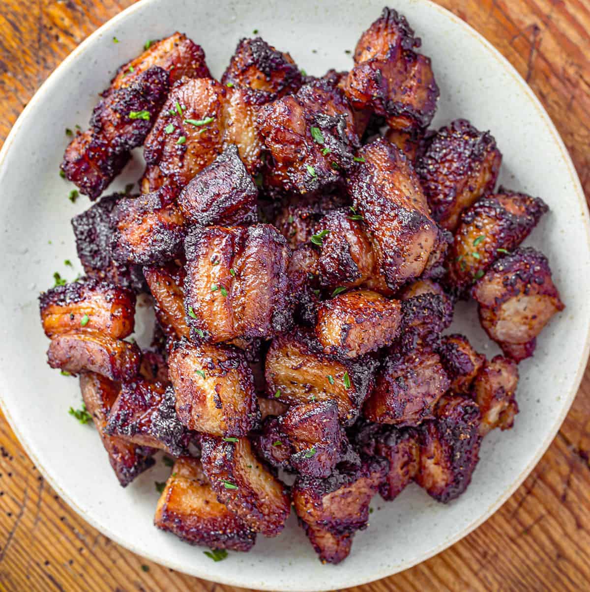 sticky pork bites