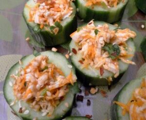 thai cucumber cups