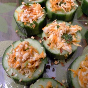 thai cucumber cups