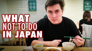 things not to do in japan