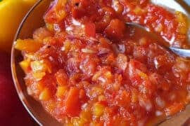 tomato capsicum relish