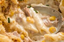 tuna mornay sauce